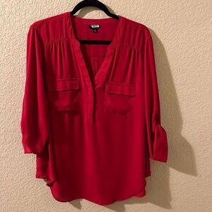 Torrid georgette blouse size 0